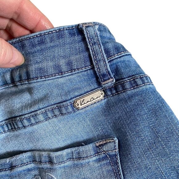 KanCan Distressed Stretch Jeans VBK1221 Blue Sz 28 - Picture 5 of 12